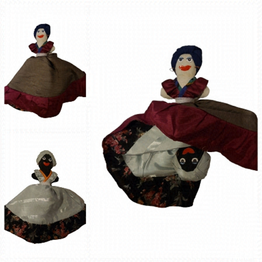 TOPSY Turvy Flip Doll Reversible handmade doll